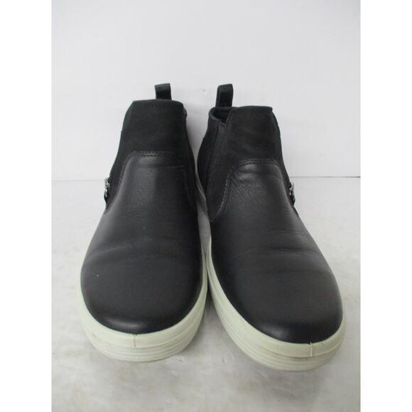 USED ECCO Women's Soft Classic Bootie,Black Suede-Size 10-10.5 - Picture 3 of 16